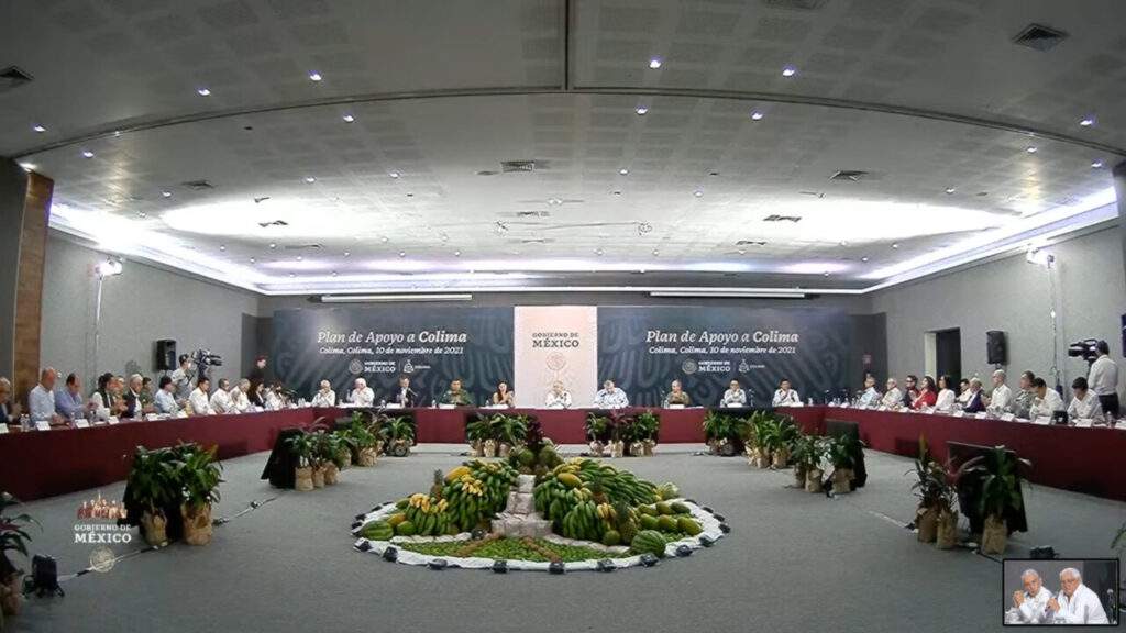 Encabeza AMLO presentación de plan de apoyo a Colima