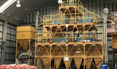 Planta del Colpos para limpiar impurezas de semillas de granos
