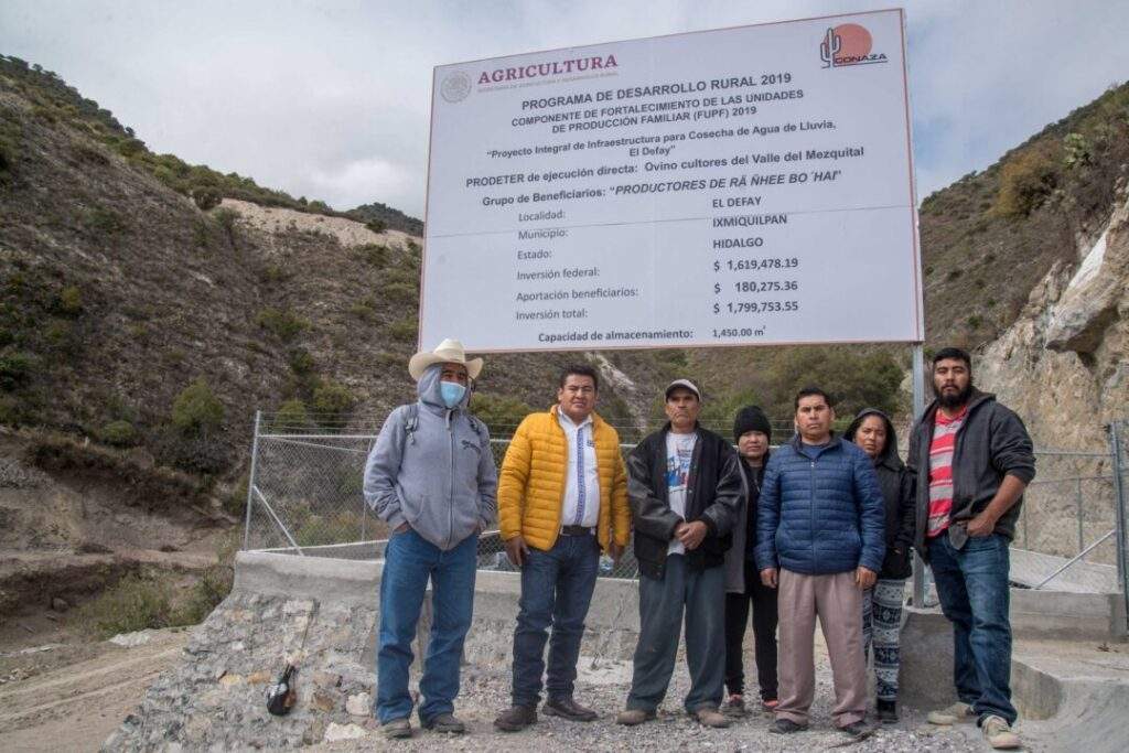 Apoyo a productores en proyectos de recarga y almacenamiento de agua
