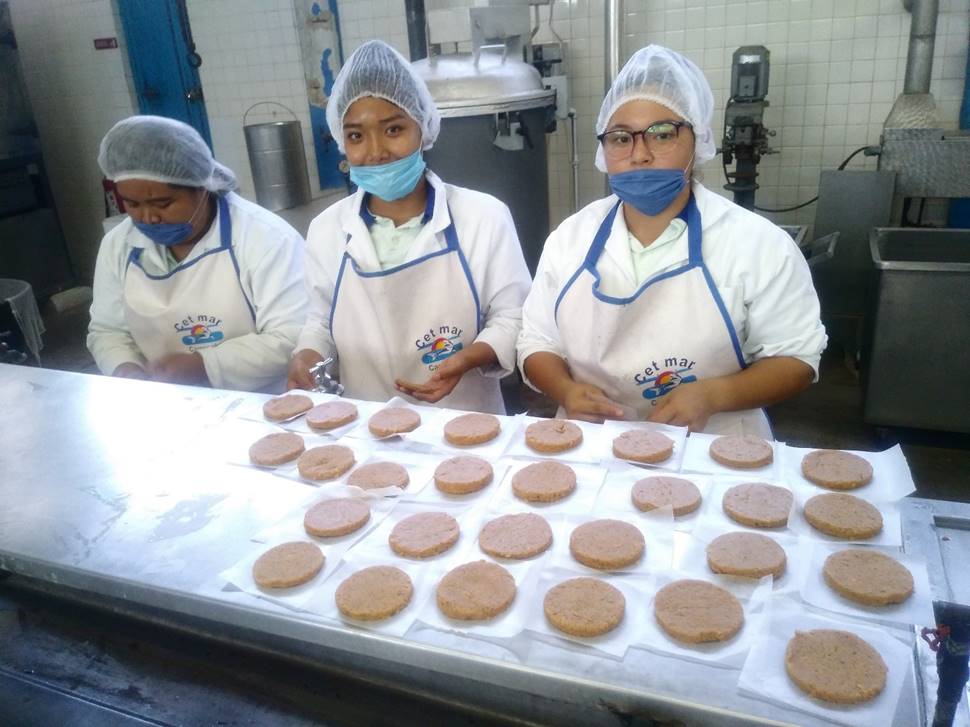 Alimentos nutritivos del mar de la captura incidental de camarón