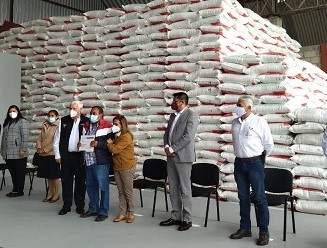 Inició Secretaría de Agricultura entrega de fertilizantes en Tlaxcala