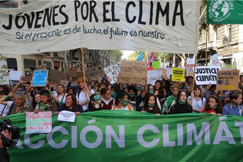 Para los jóvenes transición climática con justicia y equidad social