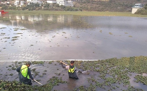 Contaminación de la presa Madín en Edomex por relleno sanitario