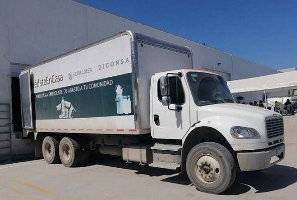 Falsifican imagen de Segalmex para transportar migrantes de CA