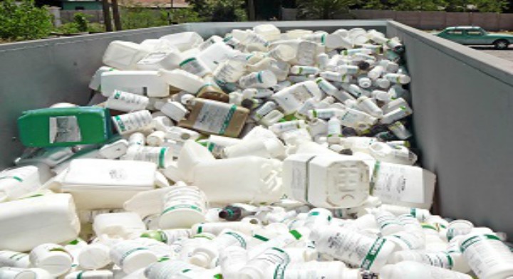 Recolectan en Hidalgo envases vacíos de plaguicidas, fertilizantes y acido