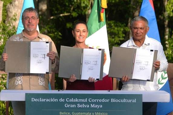 Crean México, Guatemala y Belice, corredor de la Gran Selva Maya