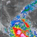 Alerta CONAGUA de la tormenta tropical Boris