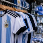 La camiseta azul de Argentina confeccionada en Tepito
